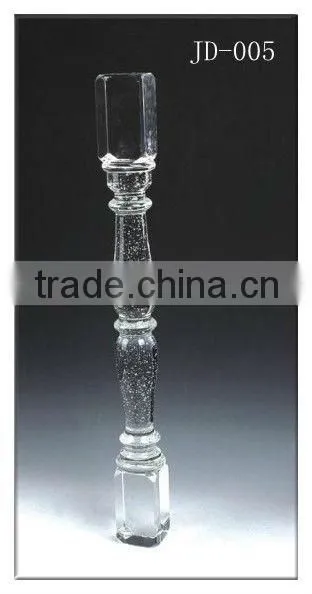Crystal Glass Stair Pillar/Crystal Glass Pillar/Decorative Glass Pillar