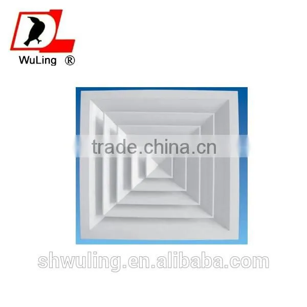 Supply Return Square Air Ceiling Diffuser For Hvac Air Conditioning