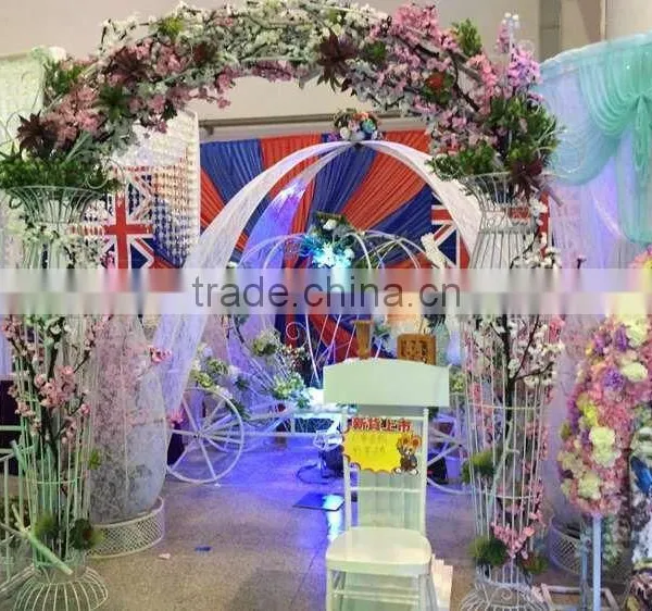 New Arrival Artificial Flowers Wedding Backdrop Door Decoration Large Stage Backdrop photo-3