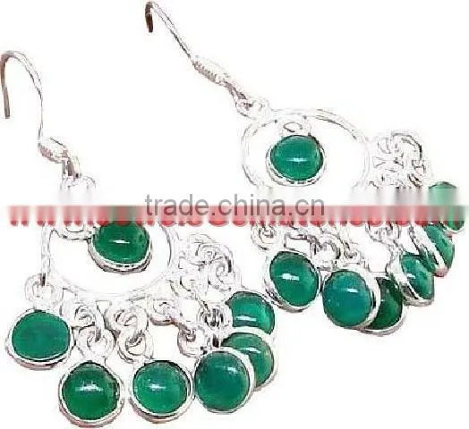 Wholesale 925 Sterling Silver Marcasite Ruby Jewelry K1446, Gold Earrings photo-6