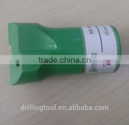 H25, R28 Threaded Cross Bits / Chisel Bits