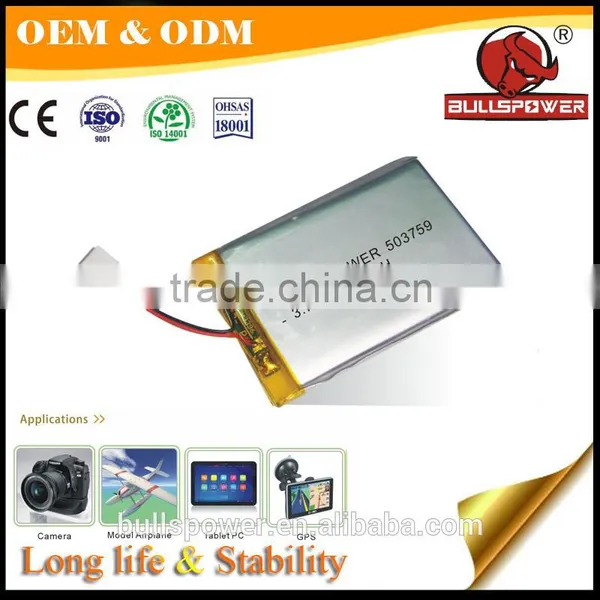 3.7v 5200mah Lipo Battery Pack 032323 Li-polymer Battery for Golftrolley photo-5