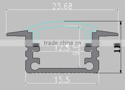 Led Enclosure/aluminum Extrusion Led/led Strip Light Trim photo-5