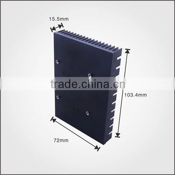 Heat Sink,extruded Aluminum Heatsink,black Anodized VGA Heatsinks photo-3