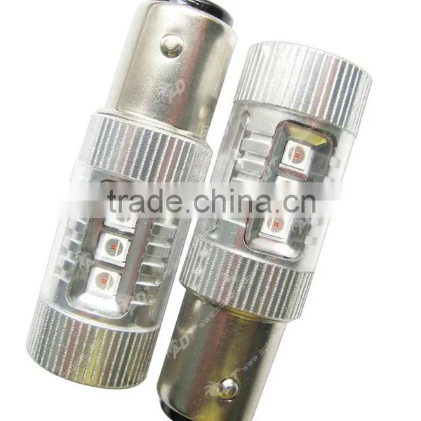 80w 1157/BAY15D/380 BRIGHTEST LED WHITE CANBUS STOP TAIL BULB photo-3