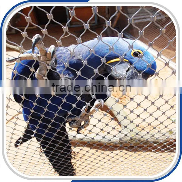 304/316L Ferruled Stainless Steel Wire Rope Mesh for Zoo Bird Cage Quality Choice photo-3