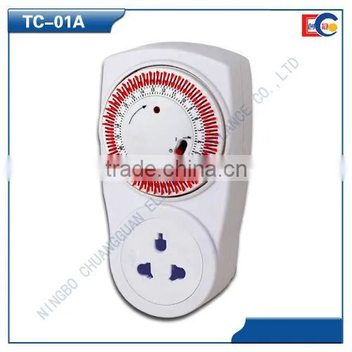 Chinese 24 hour mechanical plug timer