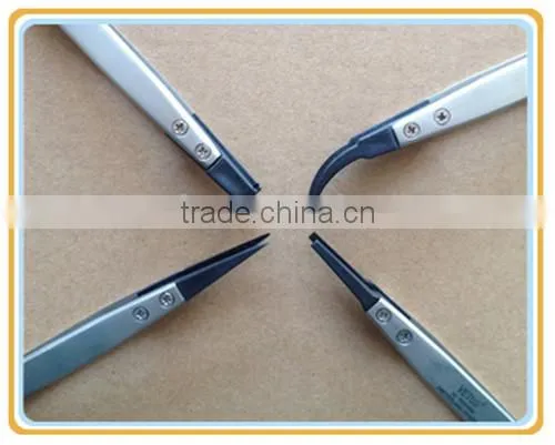 ESD Series Exchanged Tip Anti-static Stainless Tweezers photo-6