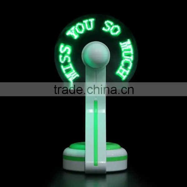 Smart Bluetooth LED Fan Programmable Message Pattern Soft PVC Fan Blade Retail Packing Android IOS APP photo-4