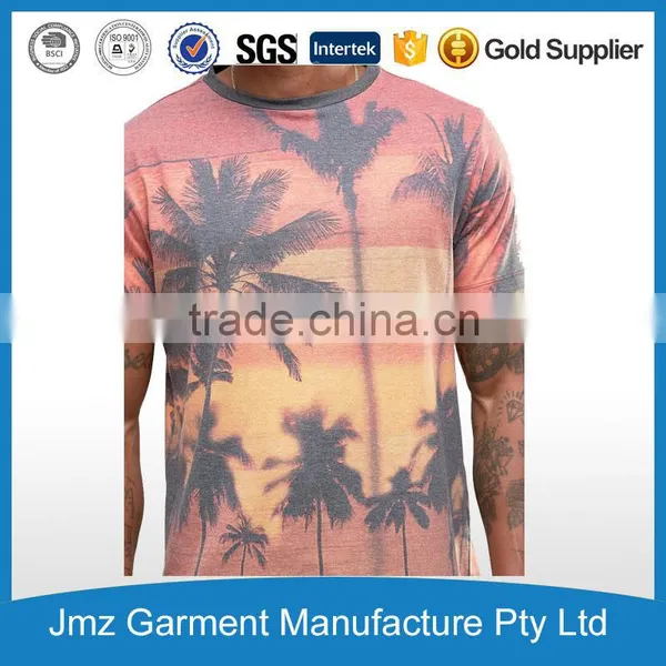 Digital Print Men Tshirts Wholesale t Shirt OEM Polyester Customized Shirts photo-2