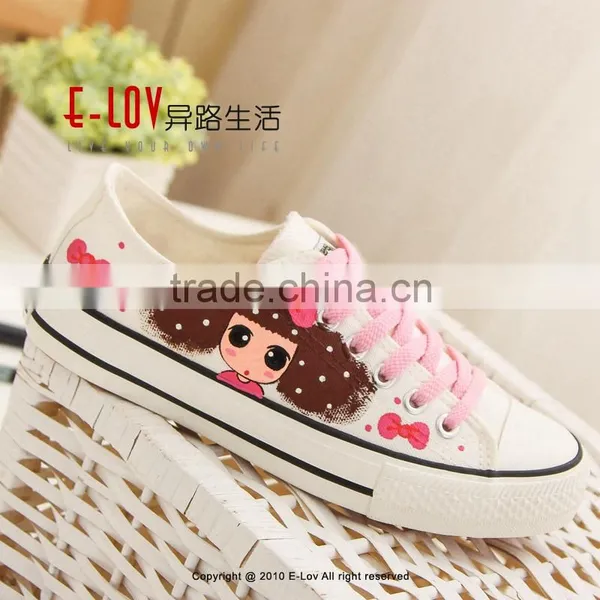 NO.D090Hot Sales High Quality China Fashion Women's Hot Canvas Shoes photo-4