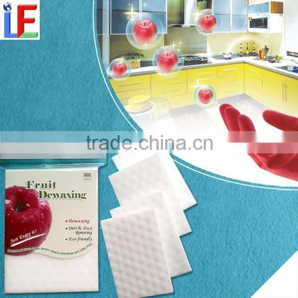 Eco-friendly Magic Foam Sponge Apple Cleaning Scrubber photo-2