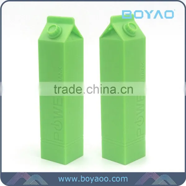 2016 Gift Hot Sale Milk Battery Portable Power Bank 2600mah photo-2
