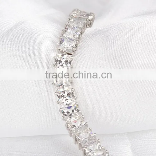 2016Lateste Chinese Factory Stone Bracelet Luxury Fashion Brass Crystal Bracelet Jewelry For Sale photo-2
