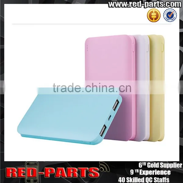 New Products 4000mAh Grind Arenaceous Fine Line Power Bank External Battery Charger Micro USB Phones Polymer Power Bank