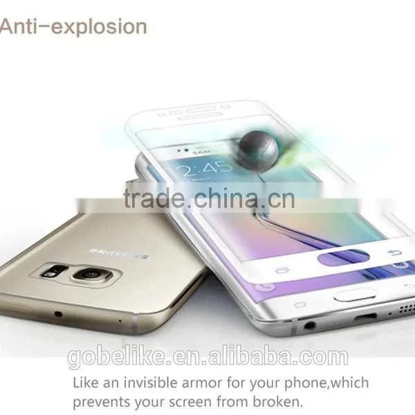 3D Curved Tempered Glass Screen Protector for Samsung Galaxy s6 Edge photo-4