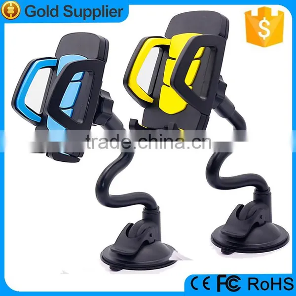 Universal Long Arm Neck 360 Rotation Windshield Car Mount Cradle Holder For GPS Navigation