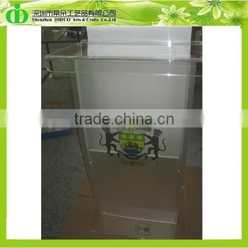 DDL-0026 Cheap Church Podium, Frosted Lectern Podium, Cheap Podium photo-3