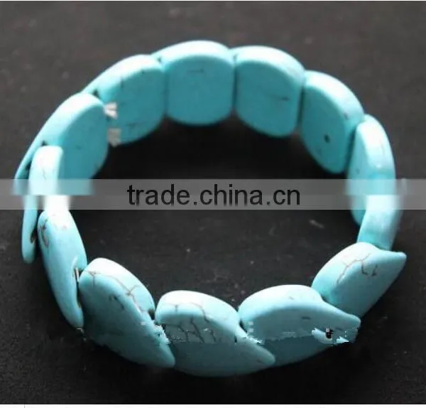 Turquoise Stone Beaded Bracelet photo-2