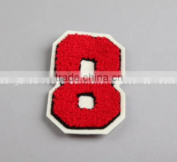 Classic Style Embroidery Number Badges for Cloth Accessories photo-2