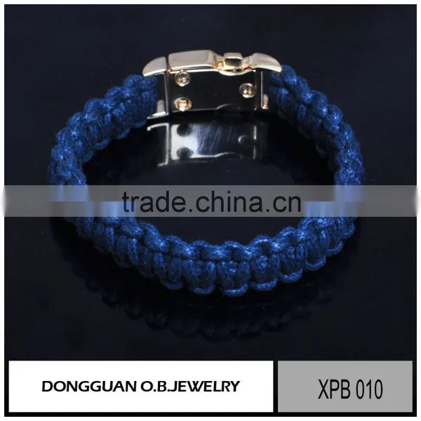 Fashion 316I Stainless Steel Bracelet for Women/blue Color Rope Bracelet photo-4