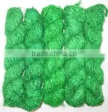 GREEN MULTY COLOR SARI SILK YARN