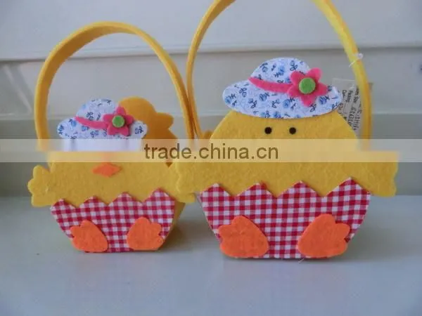 Cute Chick Design Felt Gift Promotion Bags With Towel Set photo-2