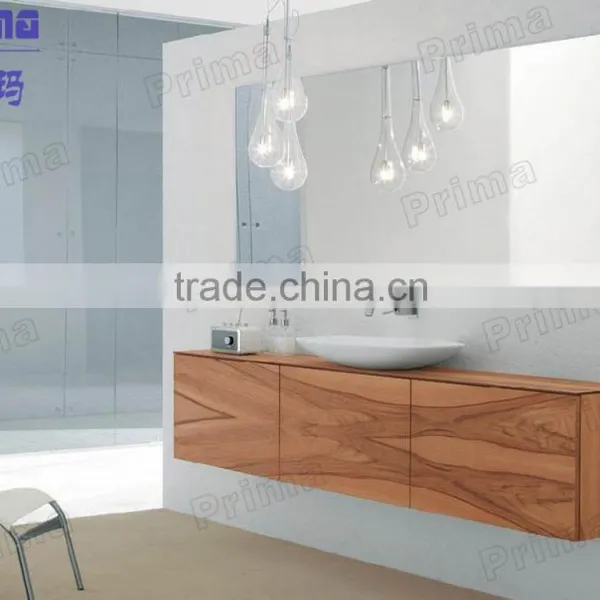 Modern Bathroom Cabinet With Glass Sink photo-6
