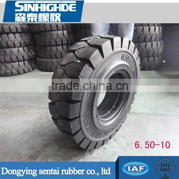 2014 Hot Selling Custom Solid Forklift Tire