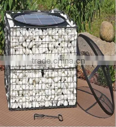 21" Outdoor Garden Column Fire Pit