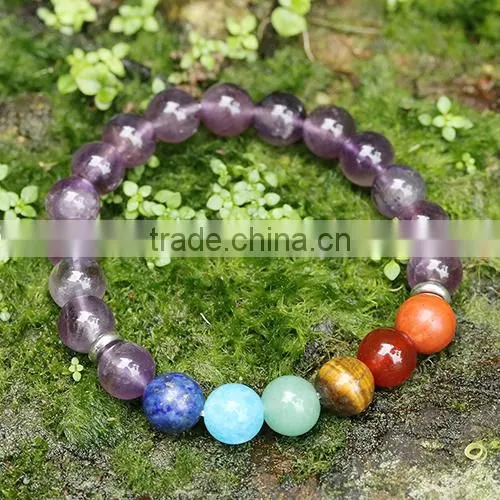 Hot Sale Stone Jewerly Bracelet Amethyst Beads Bracelet photo-3