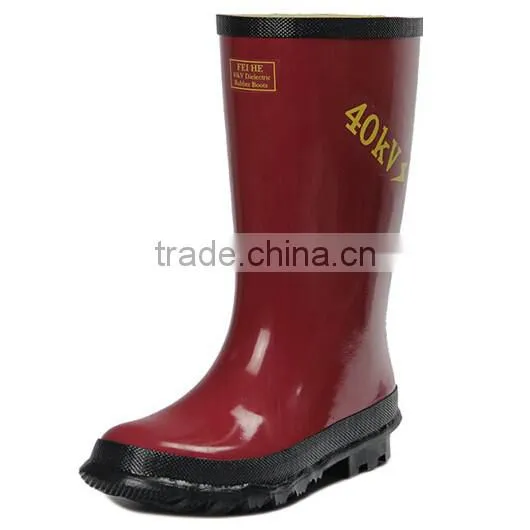 35kv Insulating Safety Boots Low Price photo-3
