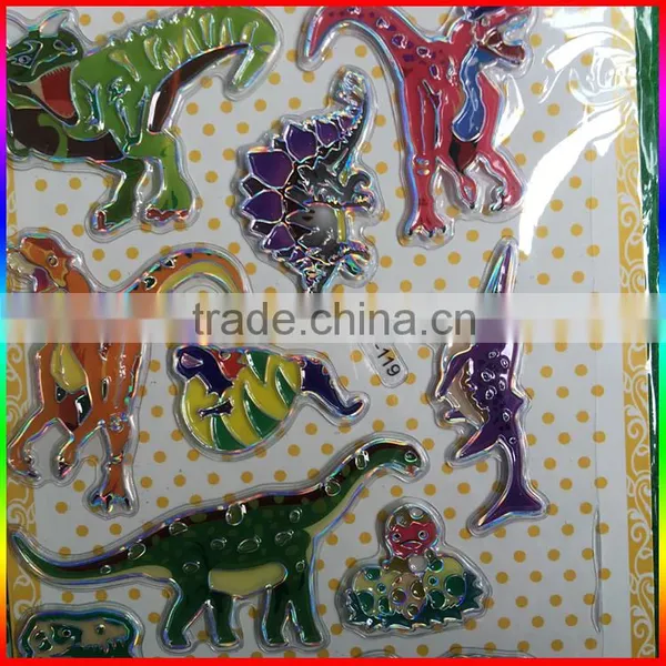Embossed PVC Stickers Dinosaurs Stickers photo-2