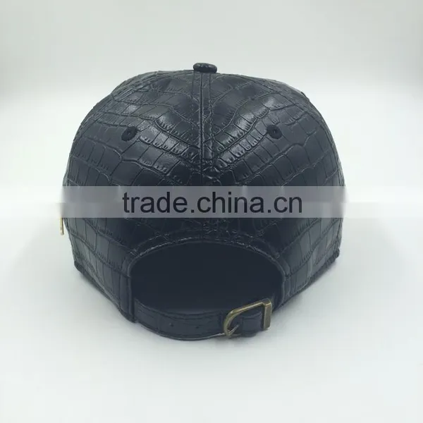 Custom Metal Plate Snapback Hat With Zip on the Side Panel photo-3