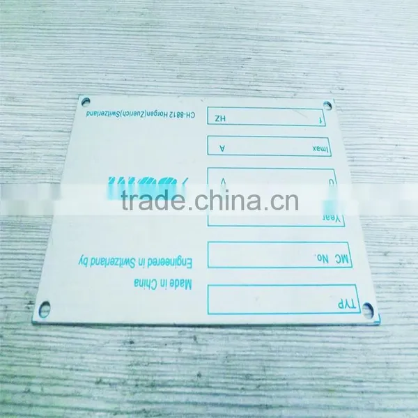Anodized Aluminum Nameplate for Furniture, Machnice, photo-5
