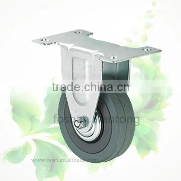 Small Furniture Hardware Casters Ball Bearing Rubber Caster Wheel