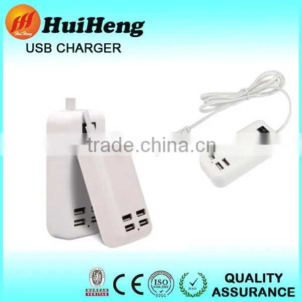 Hot-sales Travel 4 Port Desktop Usb Wall Charger Mobile Solar Charger