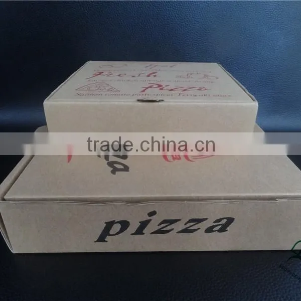 Factory Price High Quality Corrugated E-flute Paperboard Pizza Box photo-2