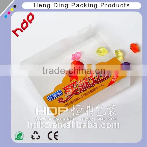 Accept Custom Order Clear Transparent Plastic PVC Boxes for Wedding Party Favours