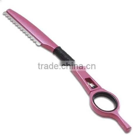Swivel Finger Ring Barber Razors With Straight Edge for Hair Stylists