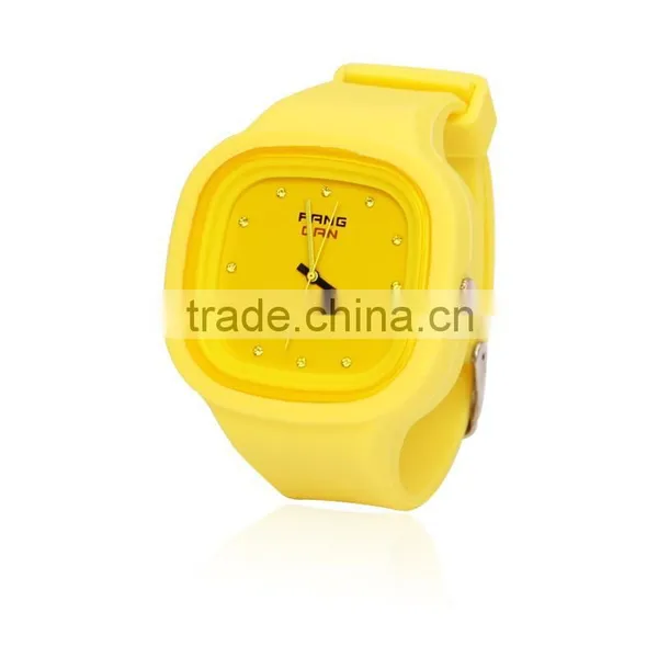 Fangcan Candy Color Inlay Diamond Watch photo-6