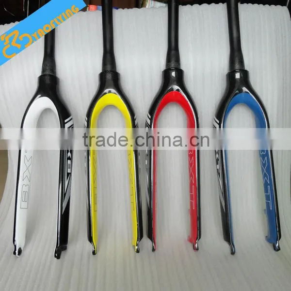 Super Light Yellow Carbon Front Bike Frok High-end Bicycle Carbon Fork on Sale photo-6