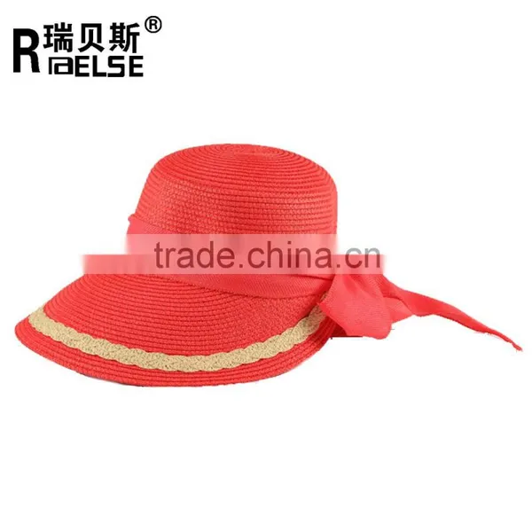 Wholesale Hats Lady Sun Visor Hat Paper Straw Hat
