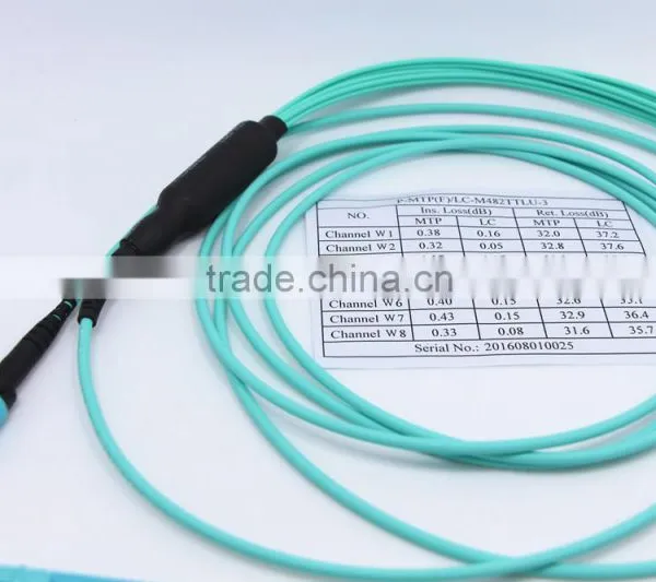 Chinese High Quality MTP to LC Fiber Optic Patch Cord photo-3