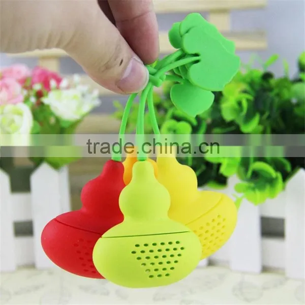 Unique Gourd Shape Tea Silicone Infuser photo-5