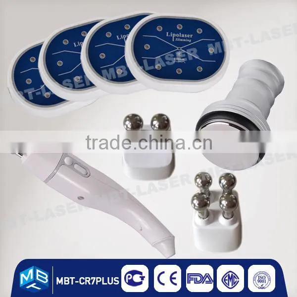Weight Loss Equipment Slimming Machine Three In One Machine Cavitation RF Machine Ultrasonic Liposuction Equipment Diode Laser 650nm / Cavitation RF For Clinic photo-5