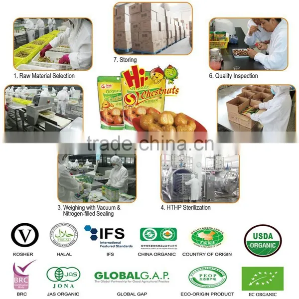 Organic Snack Ready to Eat Chestnuts--KOSHER and HALAL Snacks photo-4