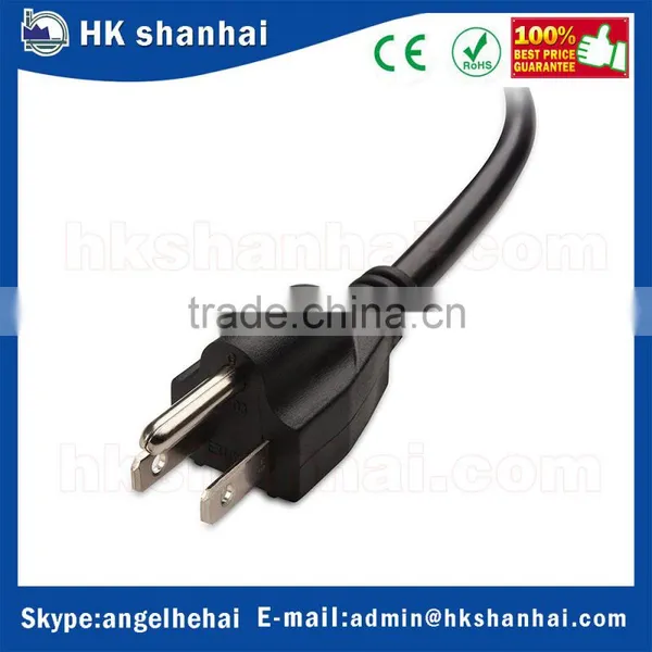 High Quality 6ft USA Standard AC Black Heavy Duty Computer Power Cable Computer Monitor Power Cord(NEMA 5-15P Plug to IEC C13) photo-4