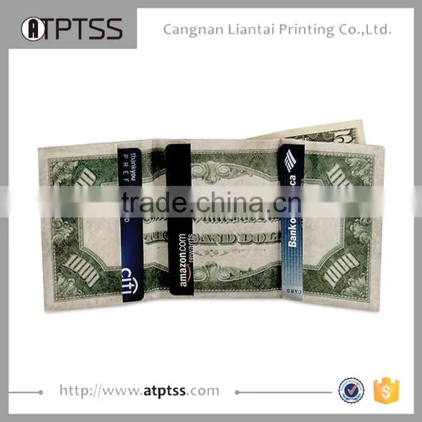 Cheap Custom Printing 1070d Slimfold Paper Wallet,tyvek Paper Wallet, Mighty Wallet photo-5