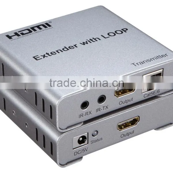 Voxlink 50m 3D 1080P HDMI 1.4V Extender Over Cat5 Cat6 With Loop-outover/IR/EDID photo-2